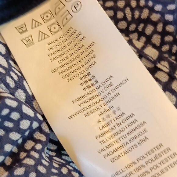 MICHAEL Michael Kors Zephyr Snake Navy and White Dress. Flirty, Flouncy, Coqette - Picture 9 of 11